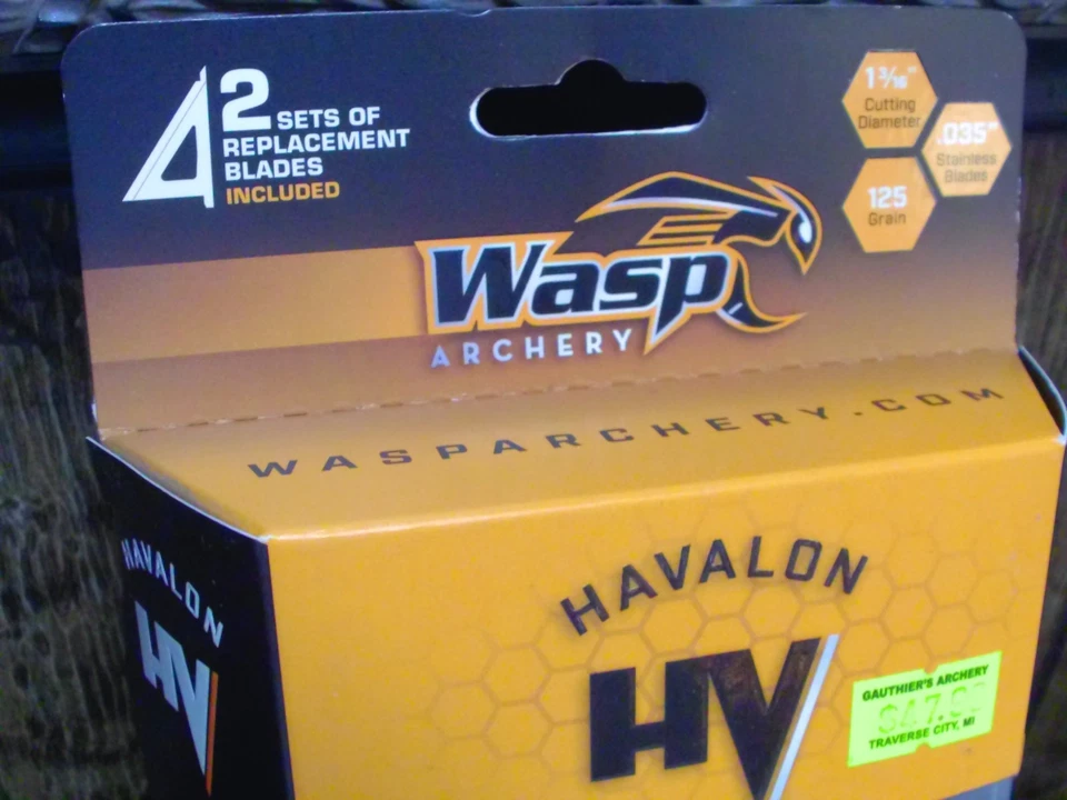 Wasp Archery-Havalon HV-125 Gr. 3 Blade Broadheads NIB - Image 2 of 4