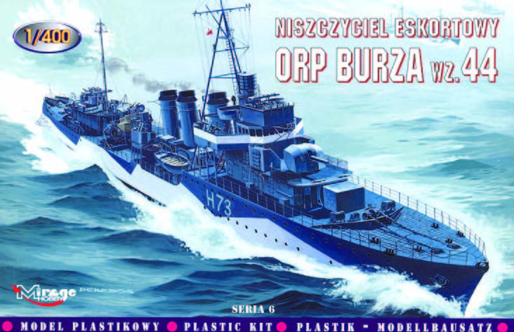 Mirage Hobby 40066 - 1:400 Destroyer ORP Burza 1944