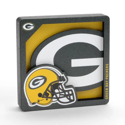 YOUTHEFAN! Green Bay Packers NFL YouTheFan 3D Logo Magnet Fanshop Fanartikel Kühlschrank De