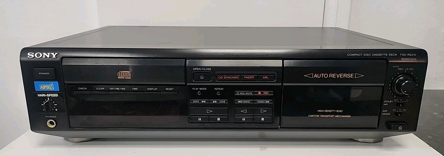 Sony TXD-RE210 Cd-cassette Player Recorder High End Hifi System Separate Stereo 