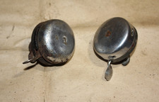 ORIGINAL OLD VINTAGE BICYCLE RETRO BELL RVR LVZ XVZ PENZA 2PCS USSR 1950s