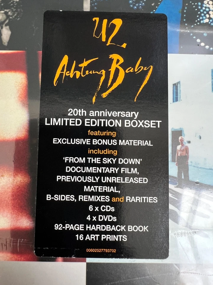 U2 / Achtung Baby / 4 CD, 4 DVD -  20th.ANNIVERSARY-SUPER DE LUXE EDITION/LIM. - Bild 3 von 4