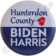 Joe Biden Kamala Harris 2020 Hunterdon County NJ 2-1/4