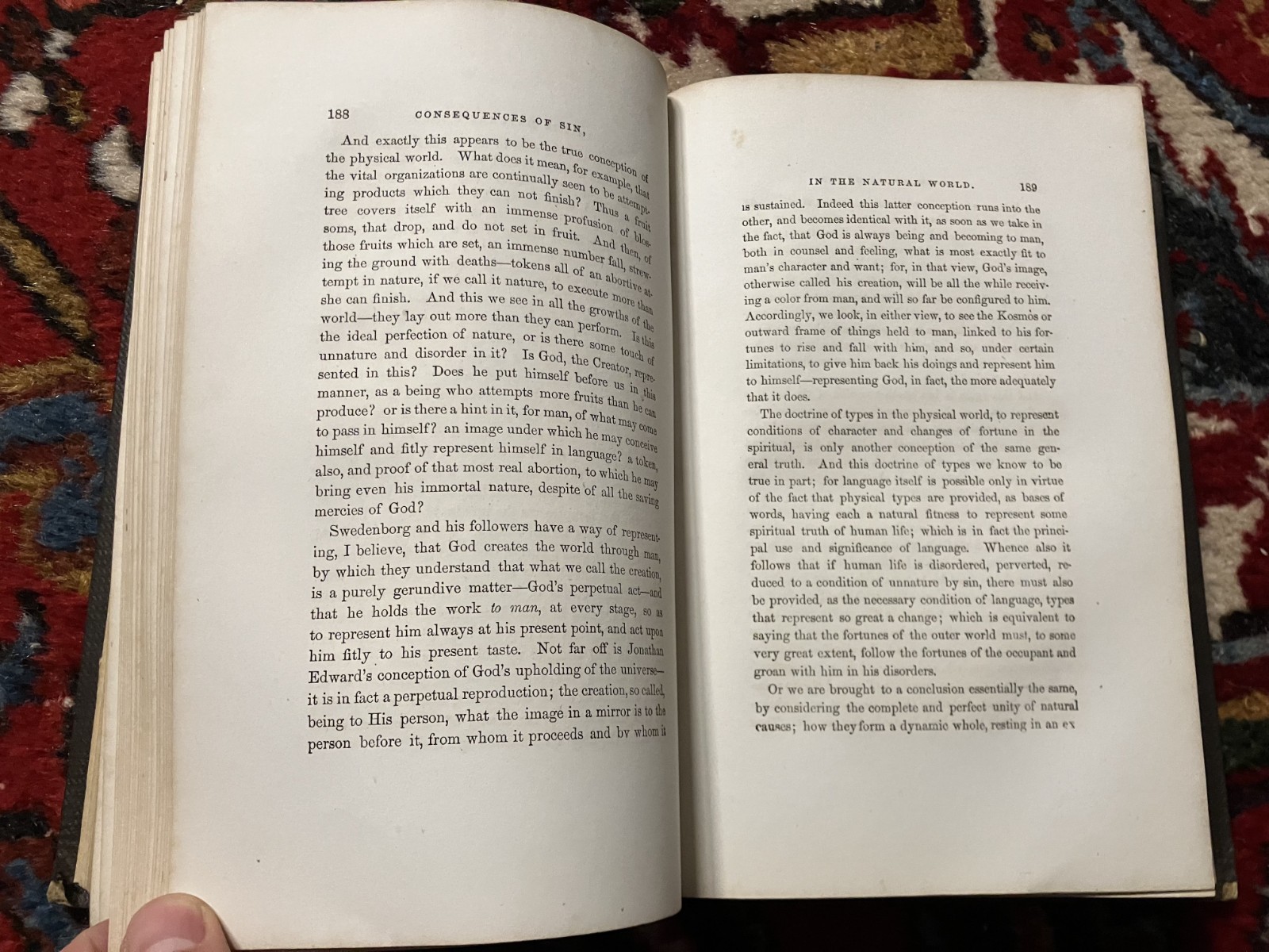 1863 NATURE and SUPERNATURAL Bushnell NOYES W MINER'S COPY Abe Lincoln friend