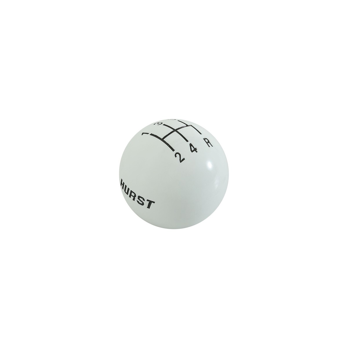 Hurst 1630025 Shift Knob - White 5 Speed 3/8-16 Threads | eBay