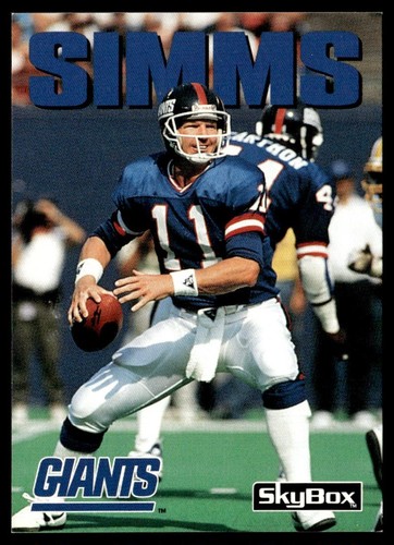 1992 SkyBox Impact Phil Simms New York Giants #214