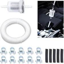 16.4Ft Diesel Heater Fuel Line Kit, Include Fuel Hose  Inline Fuel Filter  Con