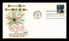 US COVER CHRISTMAS TREE AND WHITE HOUSE FDC SCOTT 1240 FLEETWOOD CACHET