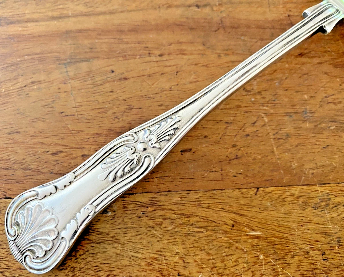 Vintage Joseph Rodgers Silver Plated "Kings Pattern" Serving Spoon - 22cm Length