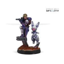 Corvus Belli Infinity ALEPH 28mm Atalanta, Agema's NCO & Spotbot New