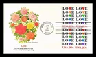 Dr Jim Stamps First Day Cover Love Stamps 1984 Block Fleetwood Cachet