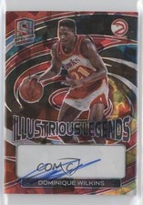 2022 Panini Spectra Astral Prizm 17/49 Dominique Wilkins #ILS-DWK Auto HOF s6i