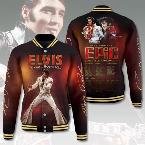 Elvis Presley Varsity Jacket New - product listing photo