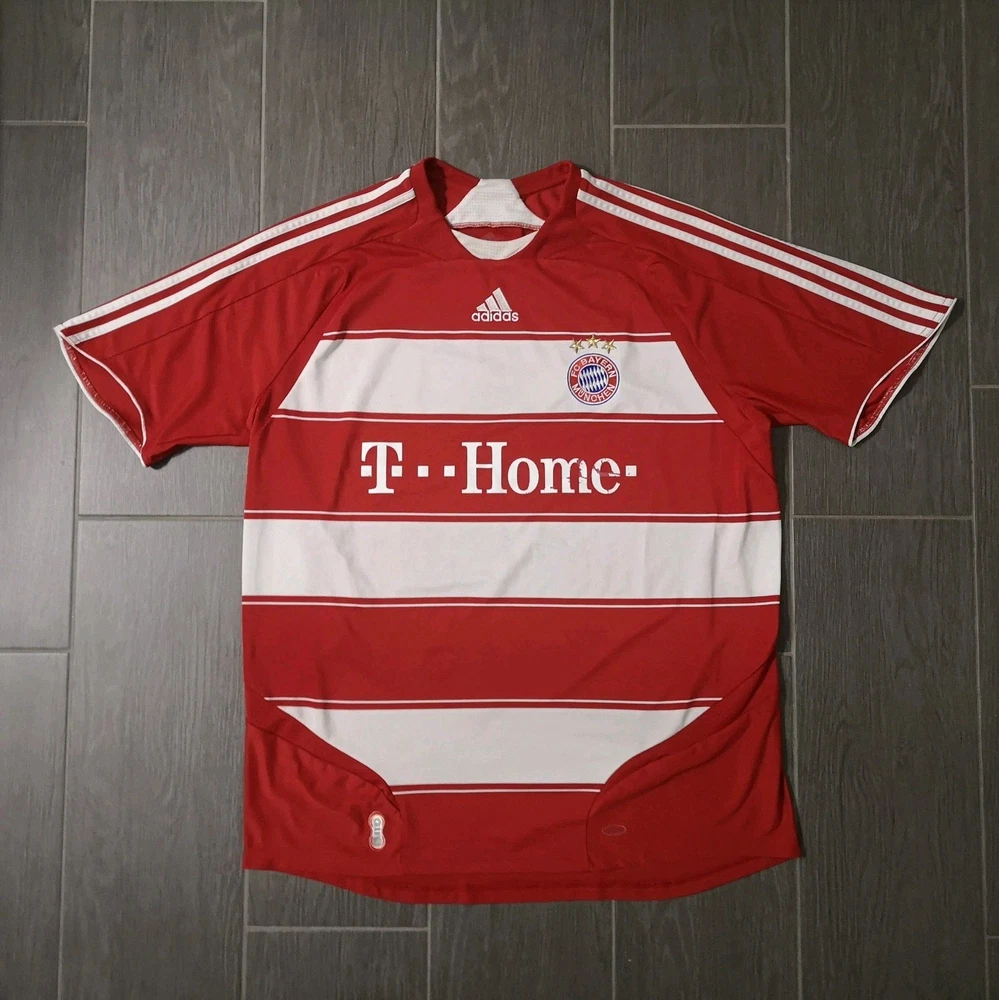 Vintage Retro 2007/08 Toni 9 FC Bayern München FCB Heim Trikot Größe: XL Adidas