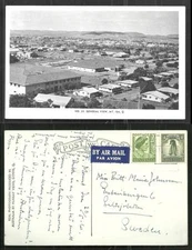 Mount Isa rppc Queensland Australia 2 stamps 50s
