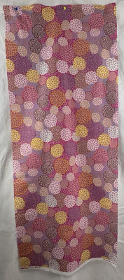 Dancing Flowers Pink Cotton Fabric June Smith Australia M & S Textiles 1/2 YARD