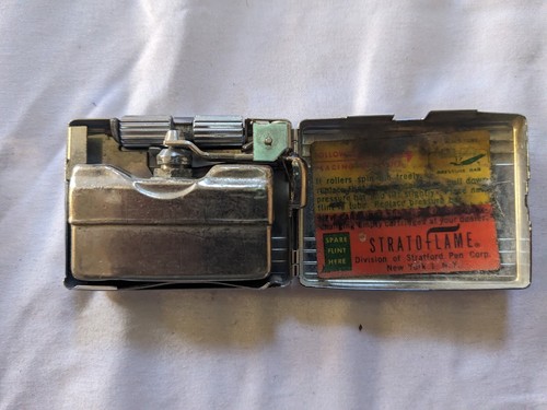 Vintage Stratoflame Art Deco Lighter Made In USA - Picture 3 of 8
