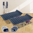 Begonia.K 2PCS Folding Camping Cots for Sleeping Cot Bed Bag &4D Pillow,Mattress