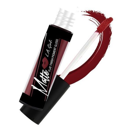 L.A Girl Matte Lip Gloss-Flat Finish Matte Pigment Gloss - All Colors - Picture 12 of 23