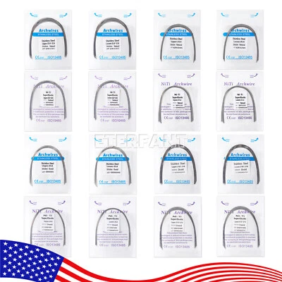 ETERFANT Dental Ortho Arch Wires Super Elastic NITI/Stainless Steel