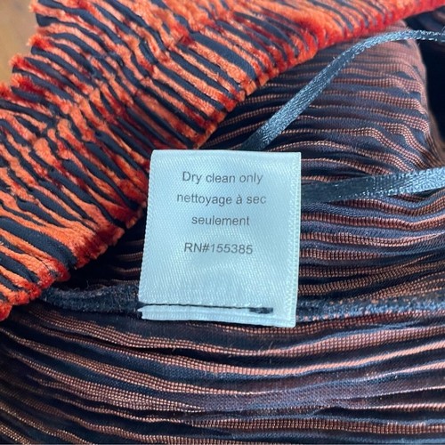 Ronny Kobo Jay Velvet Midi Skirt Rust Color Size L - Picture 7 of 9