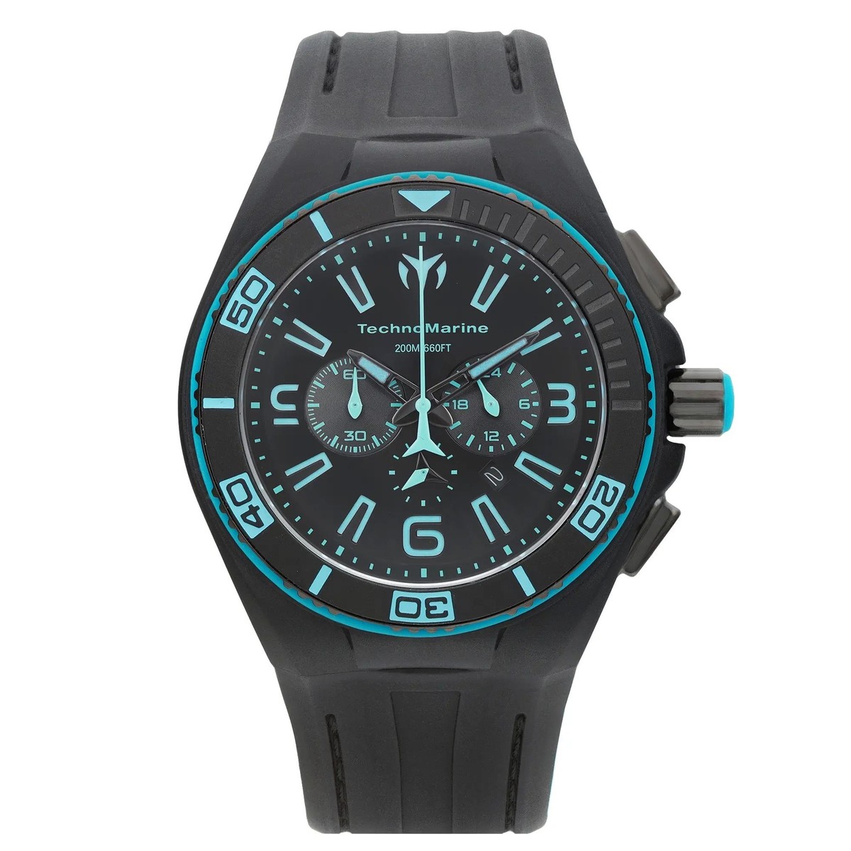 TechnoMarine Cruise NIght Vision 45mm Steel PVD Black Dial Men Watch 112003