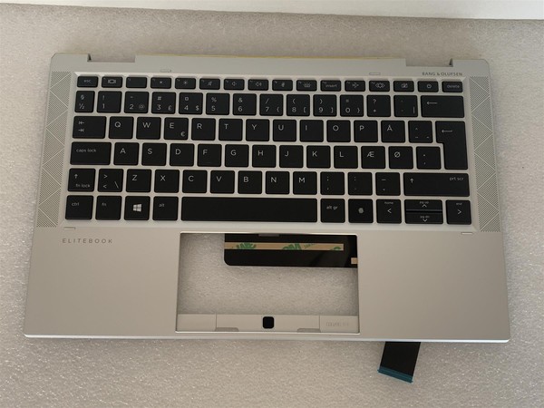 Hp Elitebook X360 1030 G7 M16979-081 DäNische Tanze Tastatur Denmark Handauflage-image