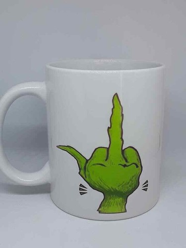The Grinch Let Me Check My Giveashitometer Nope Nothing coffee mug - Travel Mug - Picture 2 of 2