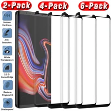 Full Cover Glossy Clear Screen Protector Tempered Glass For Samsung Galaxy Note9