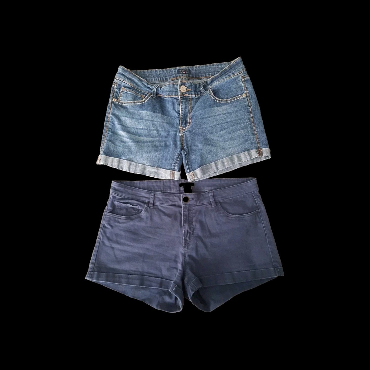 Lot Of Womens Shorts US Polo Assn Womens Denim 11/12 H&M Navy