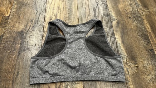 New Balance Girls Sports Bra, Set Of 2, Size 16, Gray and White - Picture 4 of 10