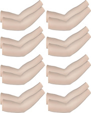 8 Pares De Mangas De Brazo Para Hombres Y Mujeres Proteccion Solar UV Brazos