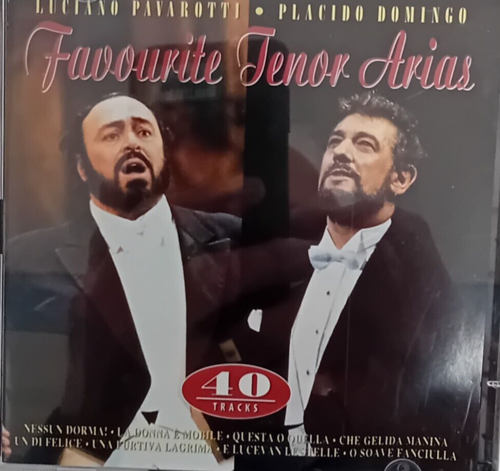 Favourite Tenor Arias by Pavaroti & Domingo  Music CD Album