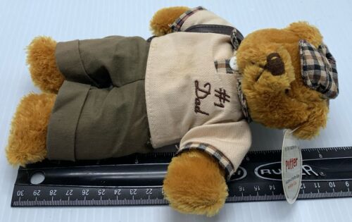 #1 Dad Golfer "Putter" March Of Dimes 2004 8 Zoll Braunbär Plüsch Neu mit Etikett - Bild 6 von 9