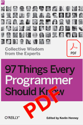 97 Dinge, die jeder Programmierer wissen sollte (dematerialisiert, auf Englisch)