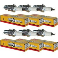 6X Original NGK ZüNdkerzen BUR6ET FüR Audi VW Seat Lancia Fiat Skoda