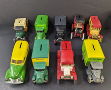 9x ERTL Truck Bank Banks Diecast with Keys