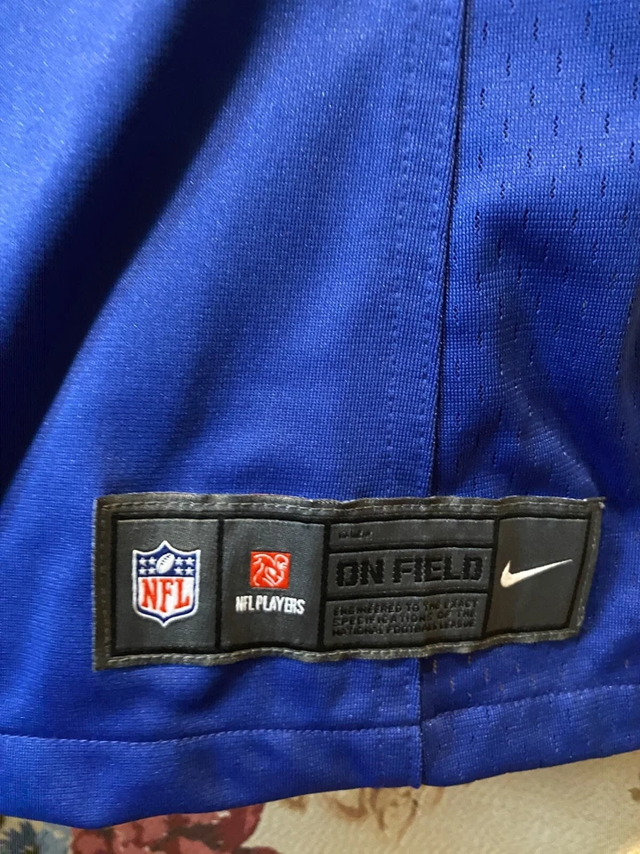 НОВАЯ женская футболка Nike On Field NY Giants B Marshall No15 средний размер ретро - Изображение 4 из 4
