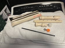 Yamaha Alto Recorder Baroque with Case Good Condition Pls. Look