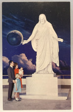 Jesus Sculpture Copy Thorvaldson L.D.S. Visitor Center Salt Lake City Postcard