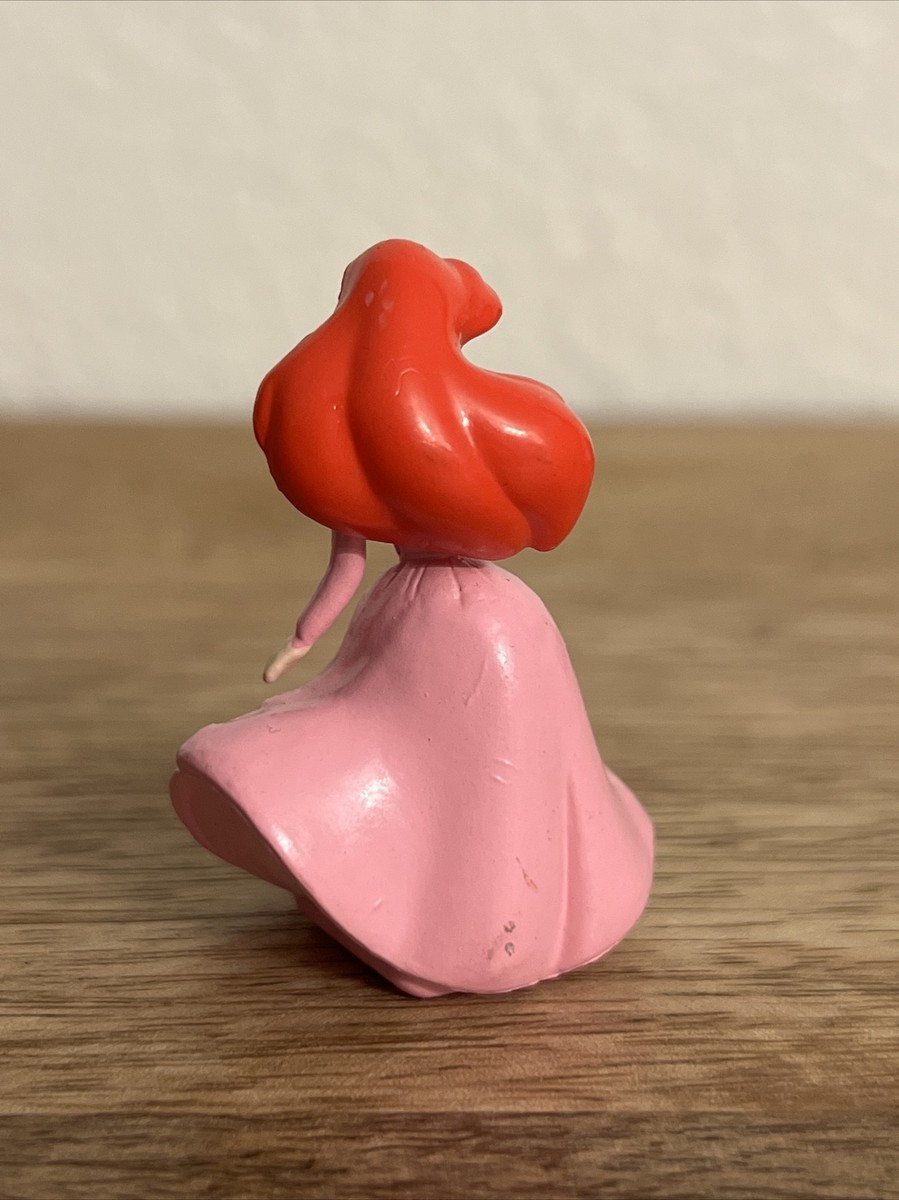 Disney Princess Human Ariel In Pink Dress PVC Figure [No Packaging]