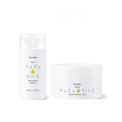 Fresh Yuzu Vit C Brightening Essence & Gel Nourish moisturized skin radiant