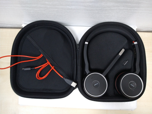 Evolve 75 Jabra HSC040W - Headset , Carry Case, Charger Cable and Dongle - Black