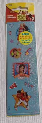 Sandylion Disney Stickers High School Musical Prismatic 2 Sheets Sealed Pack
