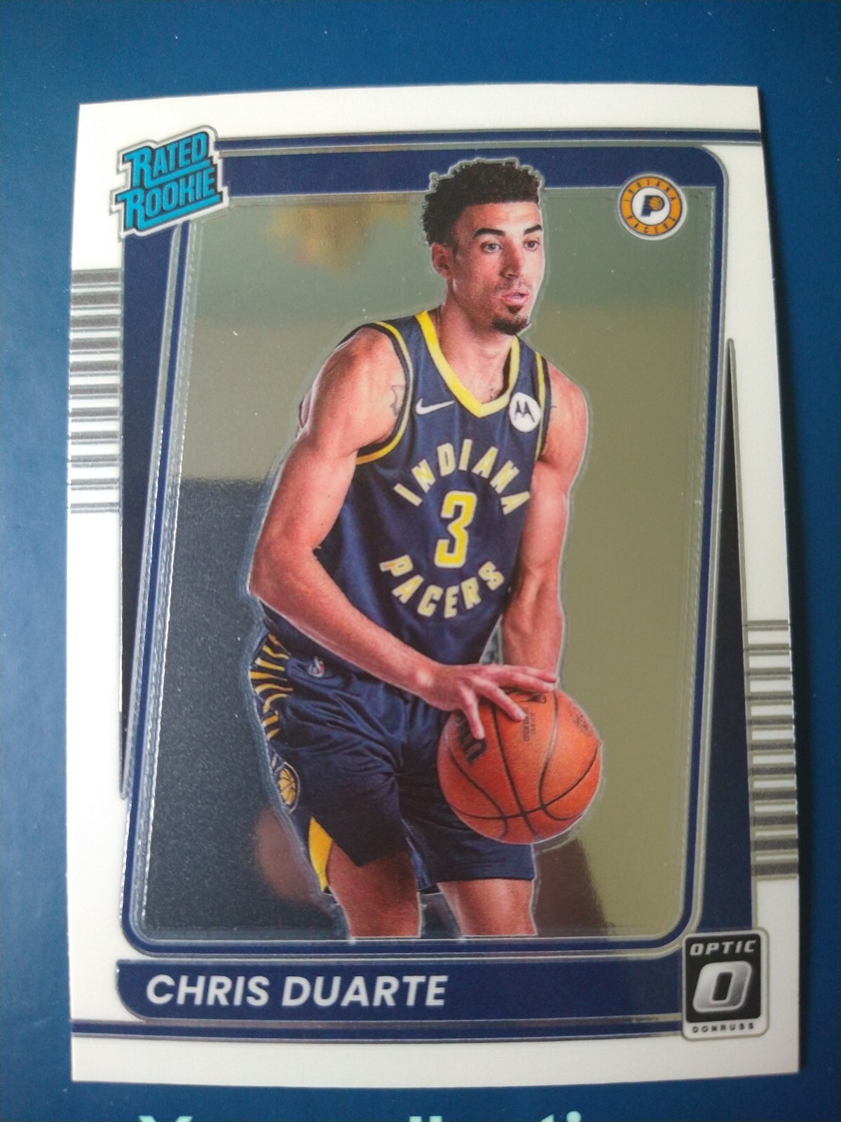 2021-22 Donruss Optic Chris Duarte #173 Indiana Pacers Rated Rookie RC