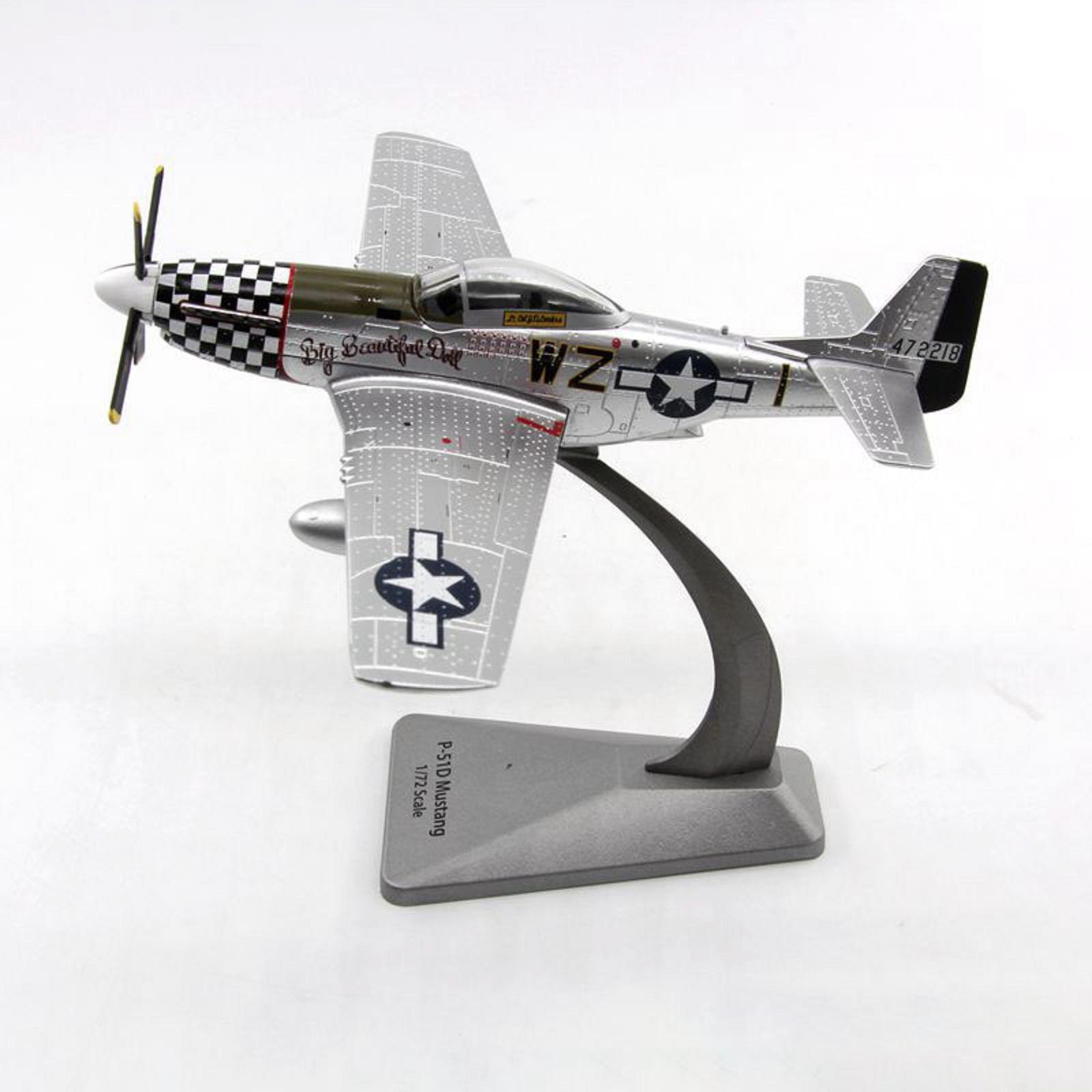 1/72 Scale AF1 World War II Allied US Army Air P51 Mustang Fighter Display Model