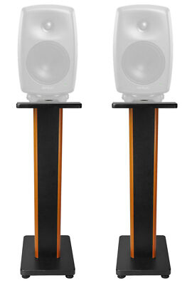 (2) Rockville 28'' 2-Tone Studio Monitor Speaker Stands For Genelec 8350A