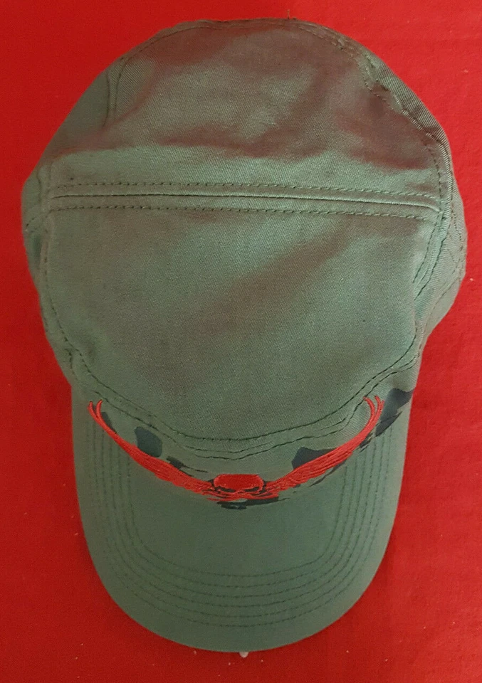 Gorra de béisbol estilo ejército Blac Label "Live To Die". Calavera alada. Nuevo sin etiquetas Foto 4 de 4