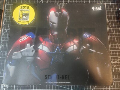 Sentinel Iron Patriot SDCC 2016 Exclusive Figure #03 Marvel Light Up New