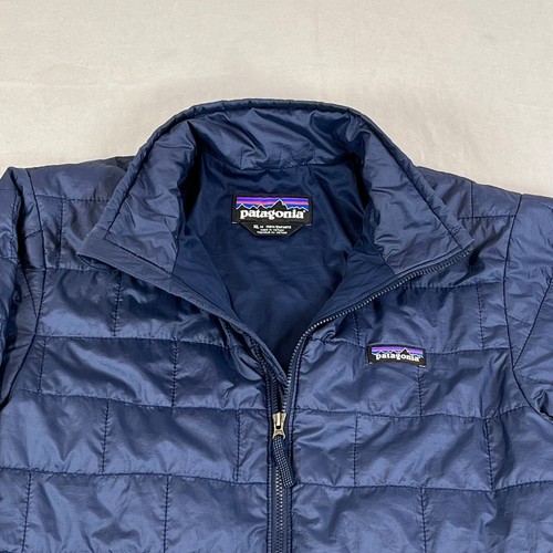 Patagonia Jacket Kids XL 14 Nano Puff Brick Quilt Slowfashion - Picture 5 of 13